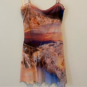 urban outfitters mini flowy dress